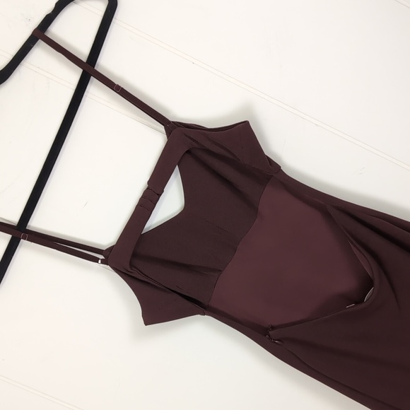 Aritzia Wilfred Brown Dress Maxi Small - Picture 11 of 13